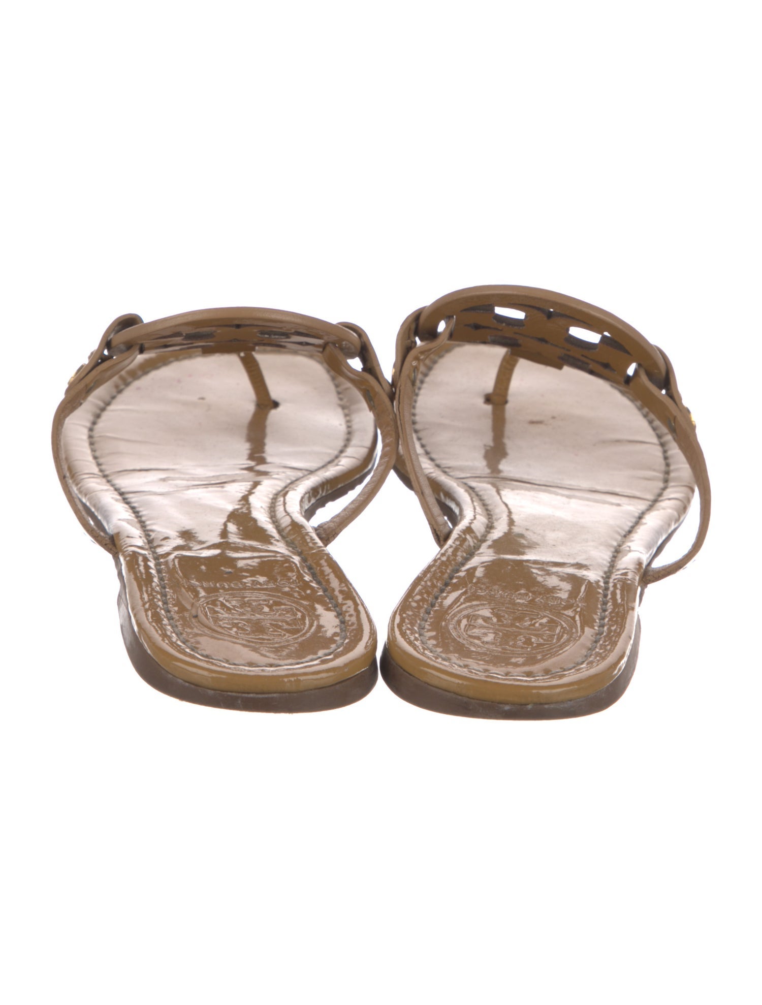 Tory Burch Patent Leather Slides